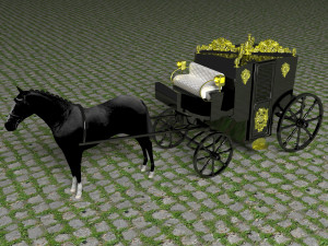 Vintage Carriage 4K Modello 3D