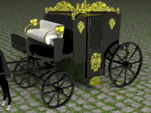 Vintage Carriage 4K Modello 3D
