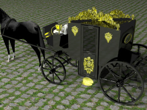 Vintage Carriage 4K Modello 3D