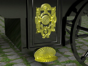 Vintage Carriage 4K Modello 3D