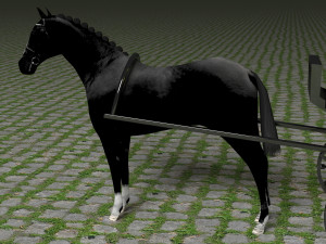 Vintage Carriage 4K Modello 3D