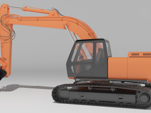 Excavator 4K Model 3D