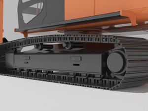 Excavator 4K Model 3D