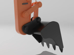 Excavator 4K 3D Model