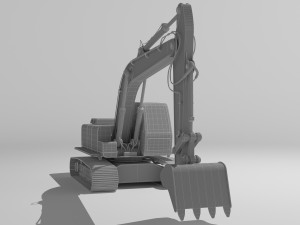 Excavator 4K Model 3D