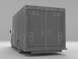 Ambulance 4K 3Dモデル
