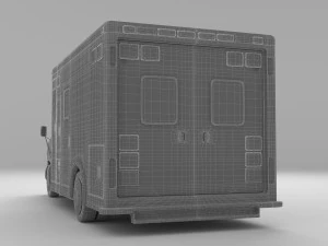 Ambulance 4K 3D Model