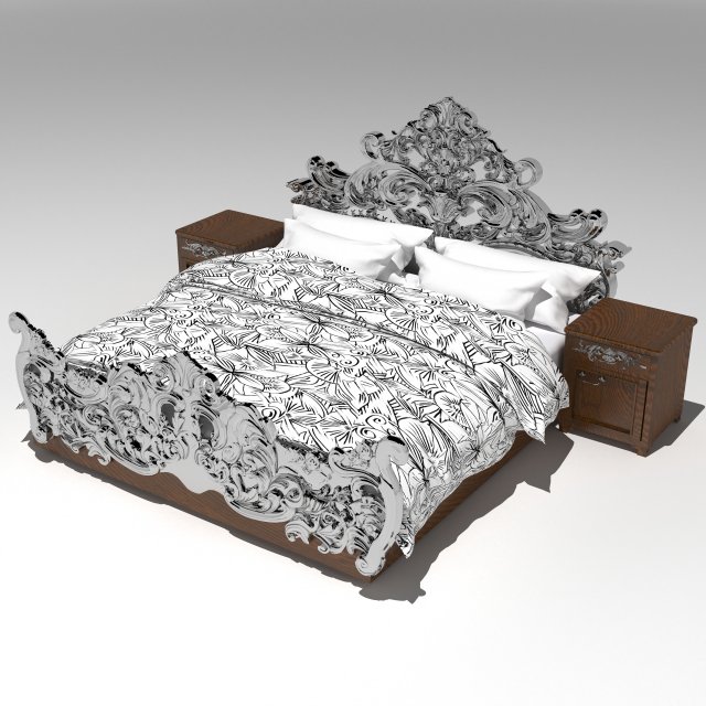 Bedroom Set 2 - 4K 3D मॉडल .c4d .max .obj .3ds .fbx .stl .blend 