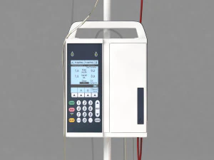 Cama quir&uacute;rgica m&oacute;vil 4K Modelo 3D