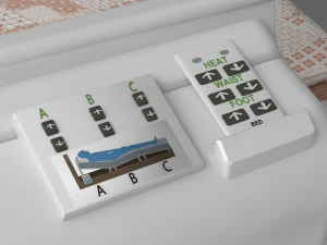 Cama quir&uacute;rgica m&oacute;vil 4K Modelo 3D