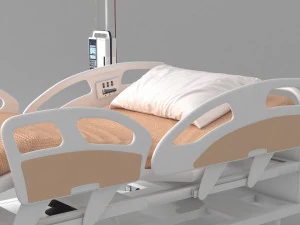 Cama quir&uacute;rgica m&oacute;vil 4K Modelo 3D