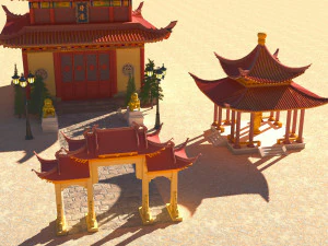 Pagoda 4K 3D Model