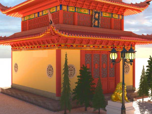 Pagoda 4K 3D Model