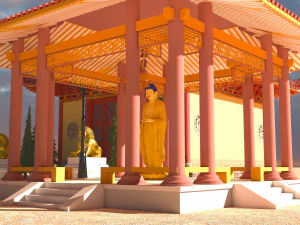 Pagoda 4K 3D Model