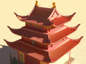 Pagoda 4K 3D Model