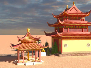 Pagoda 4K 3D Model