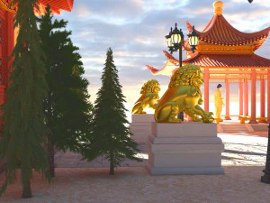 Pagoda 4K 3D Model