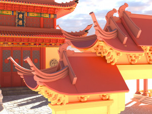 Pagoda 4K 3D Модель