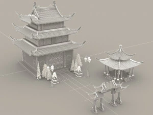 Pagoda 4K 3D Model