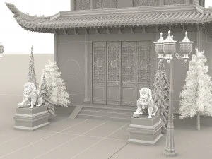 Pagoda 4K 3D Model