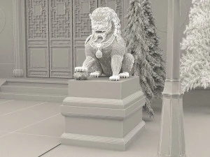 Pagoda 4K 3D Model