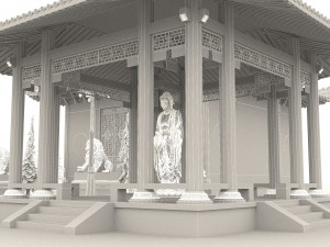 Pagoda 4K 3D Модель