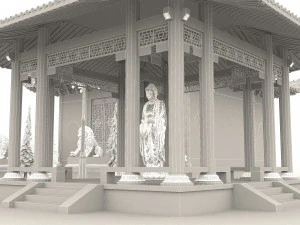 Pagoda 4K 3D Model