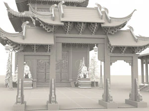 Pagoda 4K 3D Model