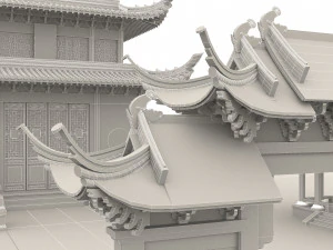 Pagoda 4K 3D Model
