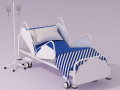 Hospital Bed 2 3D Models