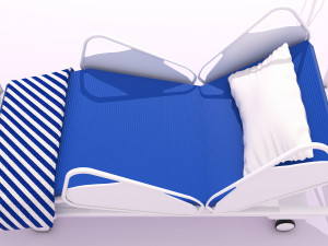 Hospital Bed 2 - 4K 3D Model