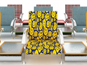 Airport Chairs 4K Model 3D