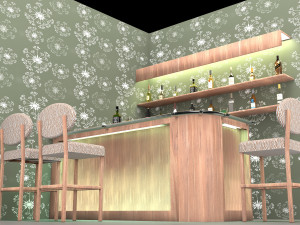American Bar 4 - 4K Modèle 3D