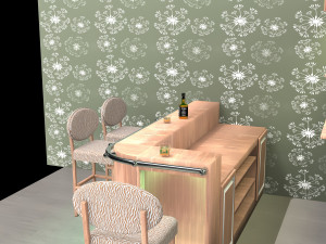 American Bar 4 - 4K Modèle 3D