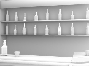 American Bar 4 - 4K Modèle 3D