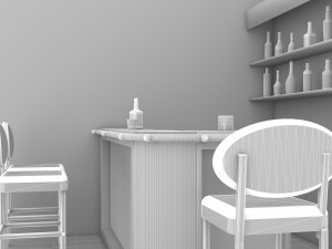 American Bar 4 - 4K Modèle 3D