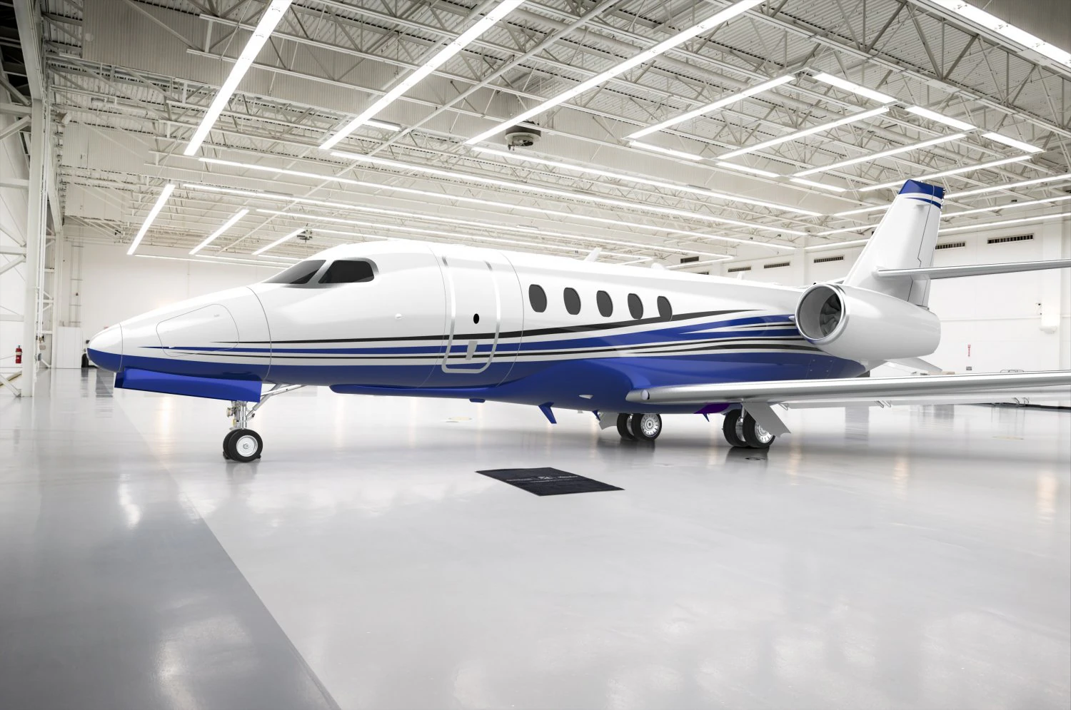Cessna Citation Latitude 2 3D Model .c4d .max .obj .3ds .fbx .stl .blend 