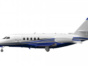 Cessna Citation Latitude 2 - 4K 3D 模型