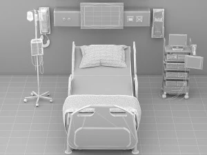 Intensive Care Unit 5 - 4K 3D Model