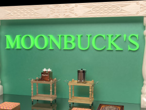Moonbucks Cafe House 4K 3D मॉडल