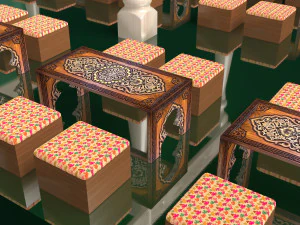 Moonbucks Cafe House 4K 3D Model