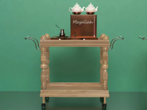 Moonbucks Cafe House 4K 3D Model