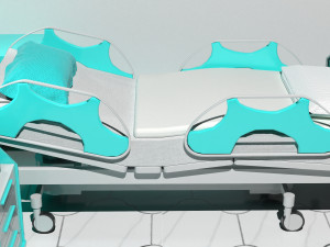 Hospital Room 8 - 4K Modèle 3D