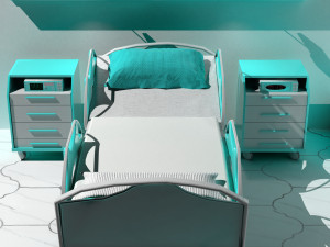 Hospital Room 8 - 4K Modèle 3D