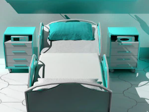 Hospital Room 8 - 4K 3D Model