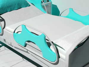 Hospital Room 8 - 4K 3D Model