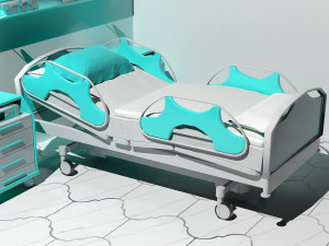 Hospital Room 8 - 4K Modèle 3D