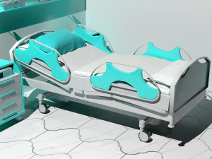Hospital Room 8 - 4K 3D Model
