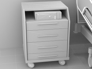 Hospital Room 8 - 4K Modèle 3D