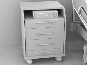 Hospital Room 8 - 4K 3D Model